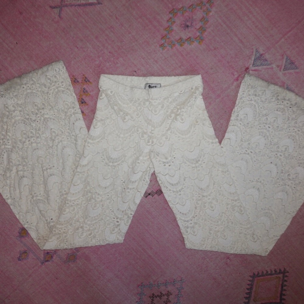 Nightcap Lace Bell bottom pants size small
